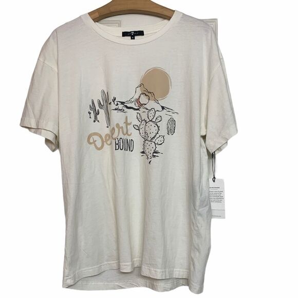 7 For All Mankind Desert Bound Graphic Tee - Picture 1 of 2